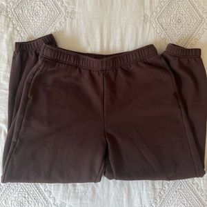 GARAGE brown sweatpants